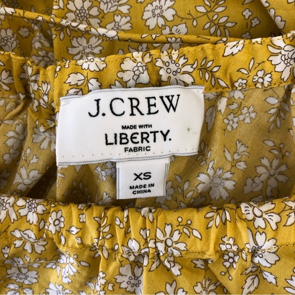 J. Crew V-neck Top in Liberty® Capel Floral Organic Cotton XS - Picture 4 of 4